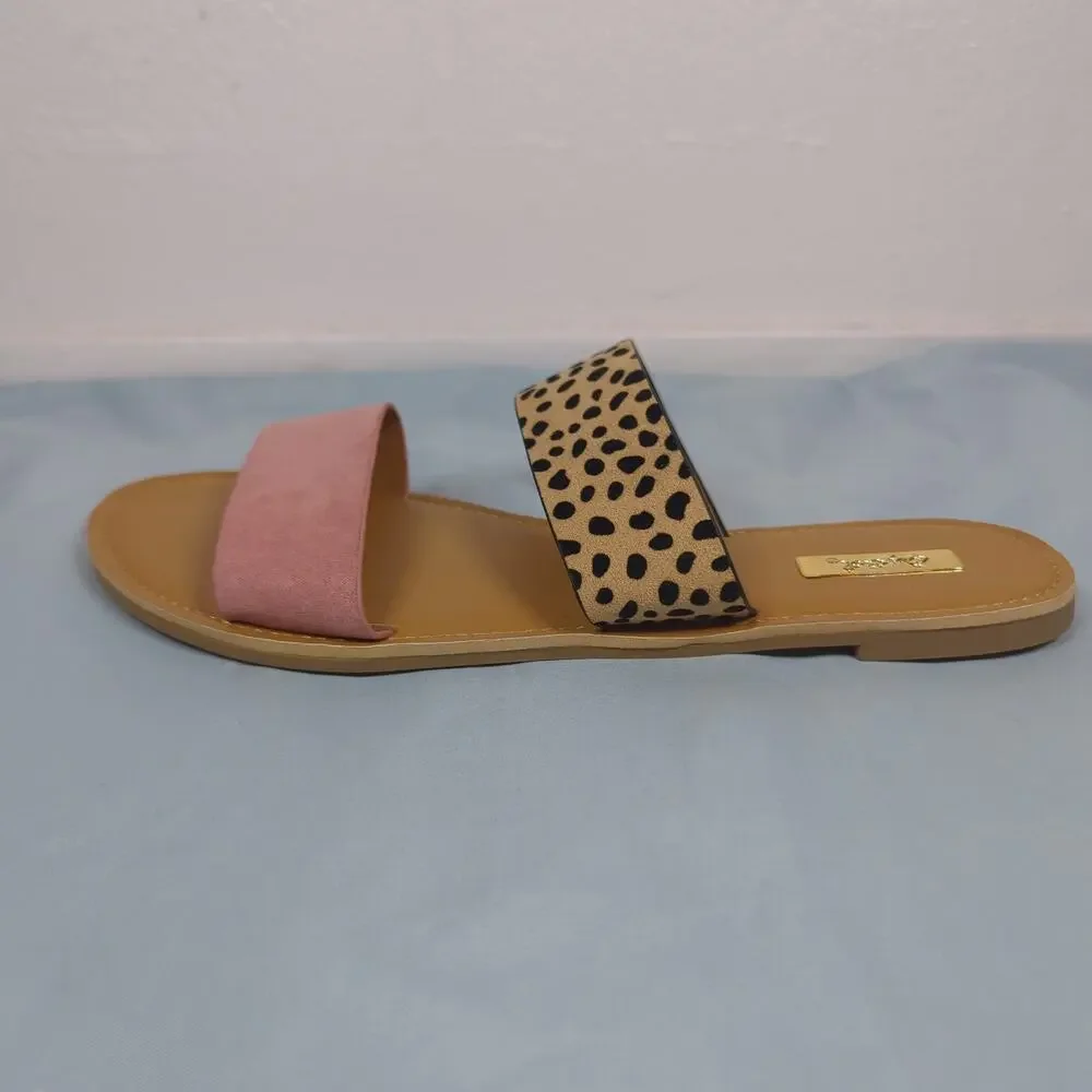 Qupid two strap sandal Shoes Womens Size 9